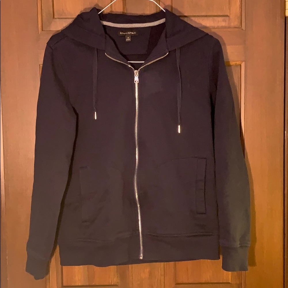 Navy blue Banana Republic hoodie.